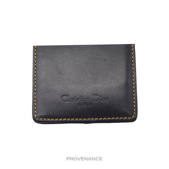 🔴 Dior Card Holder Wallet - Monogram Navy Trotter - Picture 3 of 6